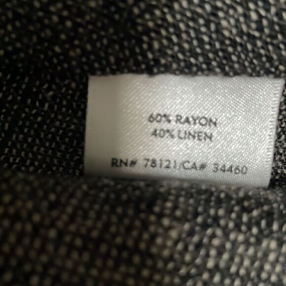 Eileen Fisher Fringed Linen Blend Jacket - Picture 5 of 5